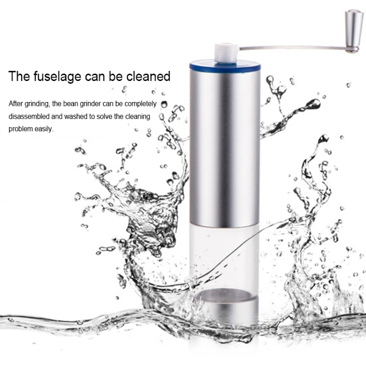 Portable Conical Burr Mill Manual Stainless Steel Spice Herbs Hand Crank Coffee Bean Grinder