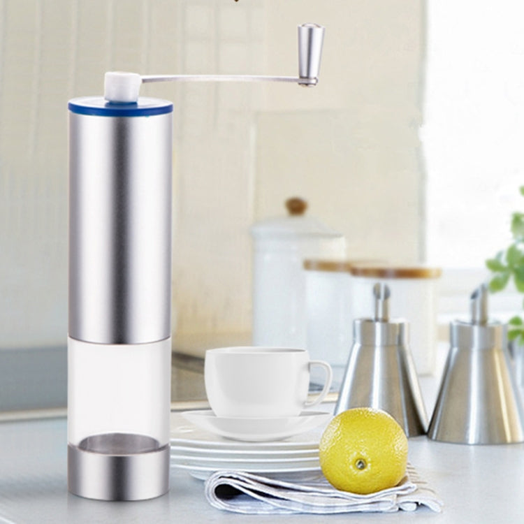 Portable Conical Burr Mill Manual Stainless Steel Spice Herbs Hand Crank Coffee Bean Grinder