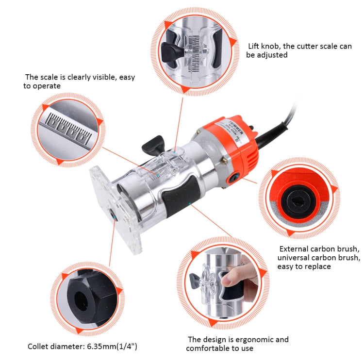 Wood Trimming Slotted Electromechanical Power Tool