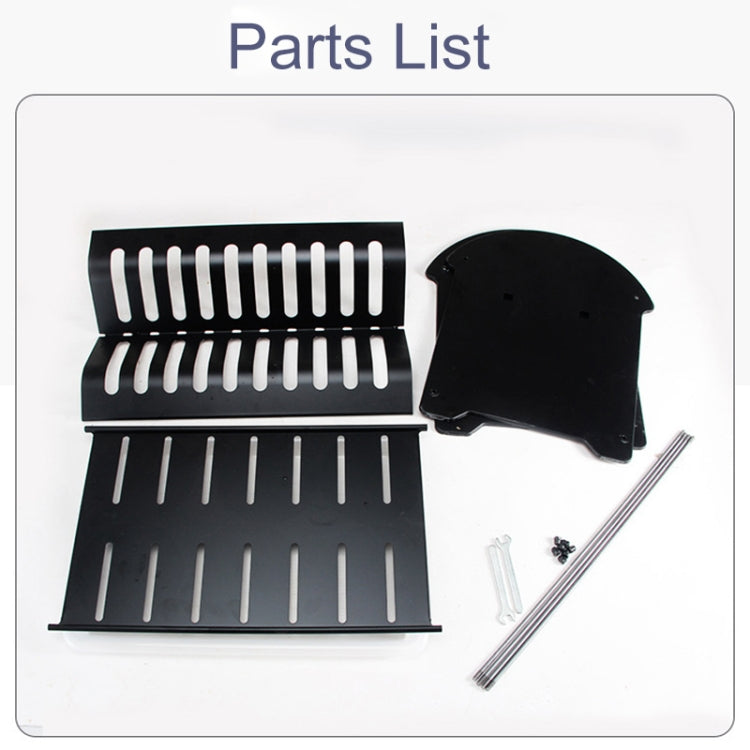 3 In 1 Kitchen Multi-function Stainless Steel Bowl Knife Chopsticks Spoon Storage Rack (Black)