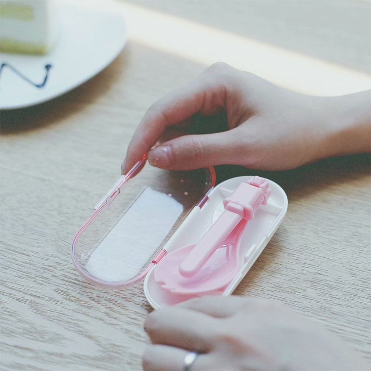 Portable Outdoor Travel Foldable Soup Spoon Tableware