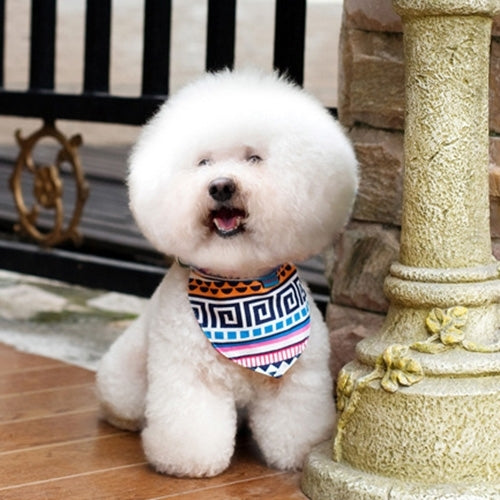 Cute Triangle Pet Eating Neckerchief Bib, Size: L (Neck Circumference: 43 - 55cm), Random Pattern Delivery