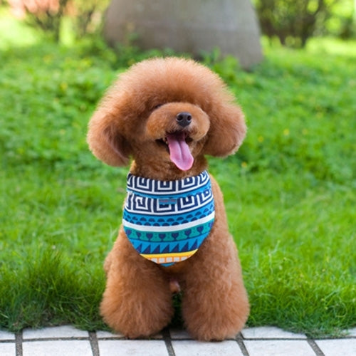 Cute Triangle Pet Eating Neckerchief Bib, Size: L (Neck Circumference: 43 - 55cm), Random Pattern Delivery