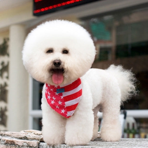 Cute Triangle Pet Eating Neckerchief Bib, Size: L (Neck Circumference: 43 - 55cm), Random Pattern Delivery