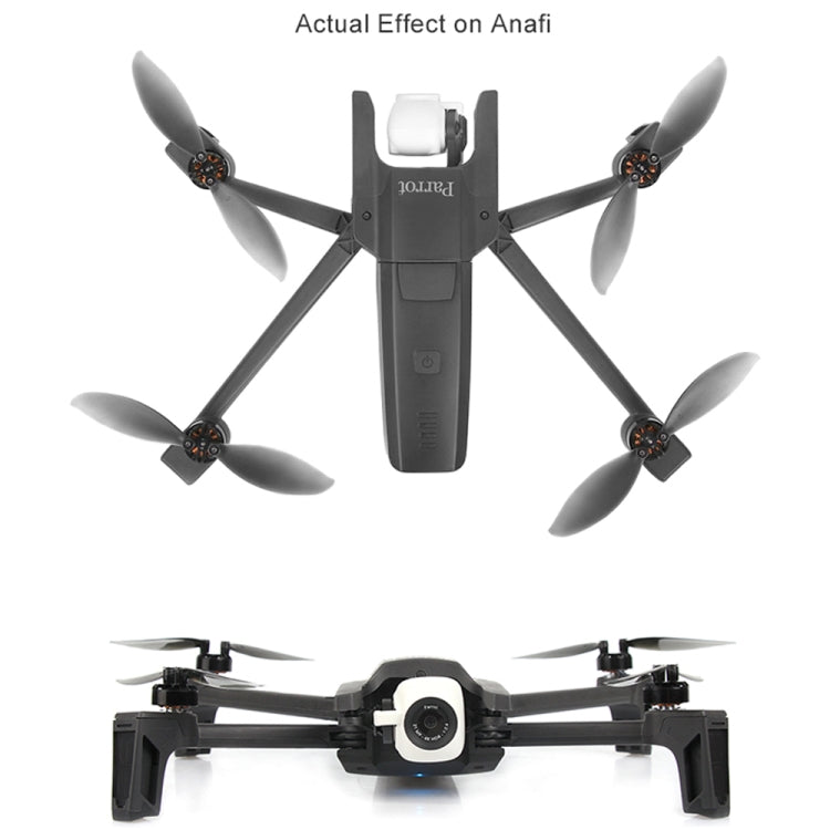 4 Pairs Foldable Hard PC CW / CCW Blades Propellers with Wrench for Parrot Anafi Drone