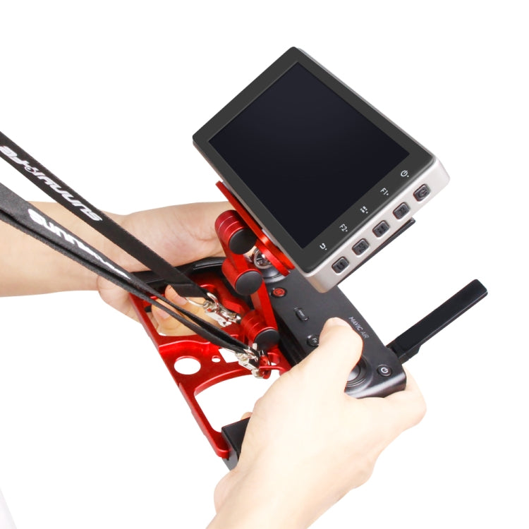 Aluminum Alloy Bracket Folding Holder with Clamp for DJI Mavic Pro / Air, Shark Remote Control, Smartphones, Tablets,  CrystalSky Monitor