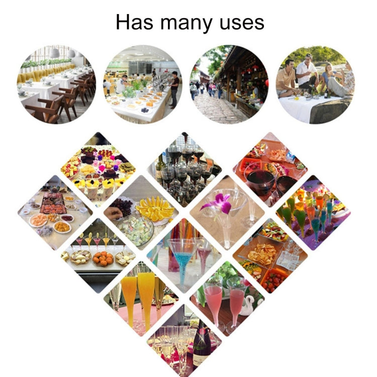 1KG (about 700 PCS) Mini Transparent Disposable Home Dining  Food Cake Fruit Plastic Forks