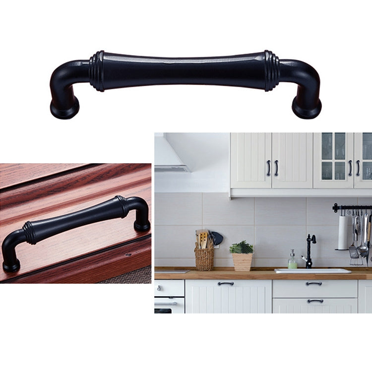 3 PCS 6229-128 Simple Archaistic Zinc Alloy Handle for Cabinet Wardrobe Drawer Door, Hole Spacing: 128mm