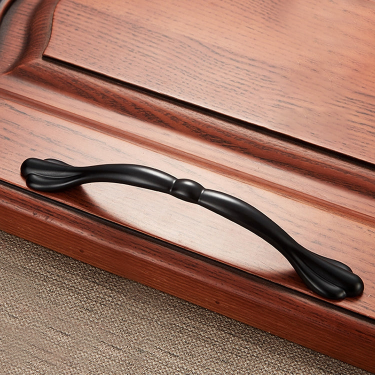 5 PCS 6555-128 Simple Archaistic Zinc Alloy Handle for Cabinet Wardrobe Drawer Door, Hole Spacing: 128mm