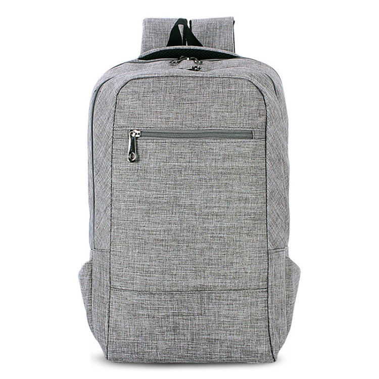 Universal Multi-Function Canvas Cloth Laptop Computer Shoulders Bag Business Backpack Students Bag, Size: 43x28x12cm, For 15.6 inch and Below Macbook, Samsung, Lenovo, Sony, DELL Alienware, CHUWI, ASUS, HP