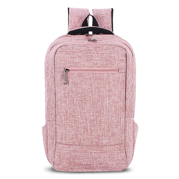 Universal Multi-Function Canvas Cloth Laptop Computer Shoulders Bag Business Backpack Students Bag, Size: 43x28x12cm, For 15.6 inch and Below Macbook, Samsung, Lenovo, Sony, DELL Alienware, CHUWI, ASUS, HP