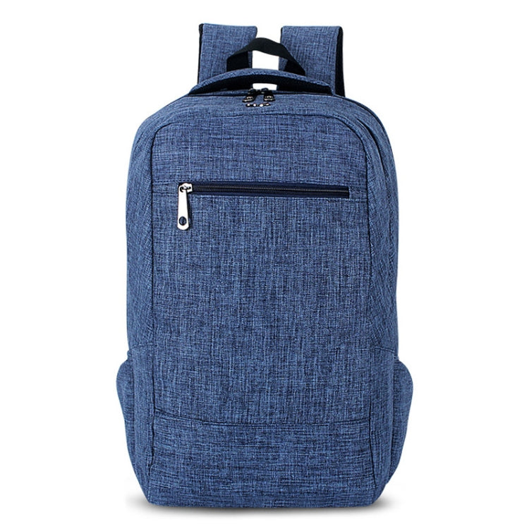 Universal Multi-Function Canvas Cloth Laptop Computer Shoulders Bag Business Backpack Students Bag, Size: 43x28x12cm, For 15.6 inch and Below Macbook, Samsung, Lenovo, Sony, DELL Alienware, CHUWI, ASUS, HP