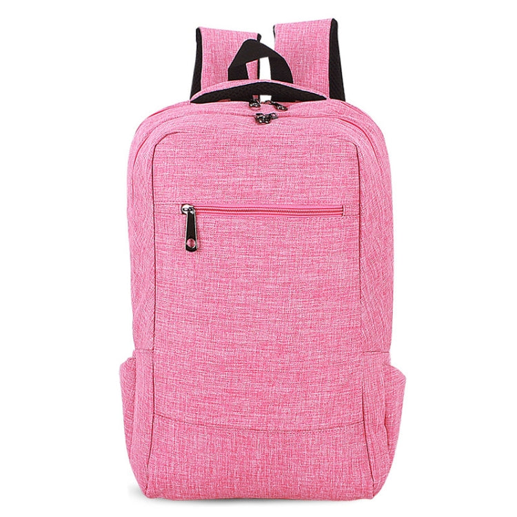 Universal Multi-Function Canvas Cloth Laptop Computer Shoulders Bag Business Backpack Students Bag, Size: 43x28x12cm, For 15.6 inch and Below Macbook, Samsung, Lenovo, Sony, DELL Alienware, CHUWI, ASUS, HP