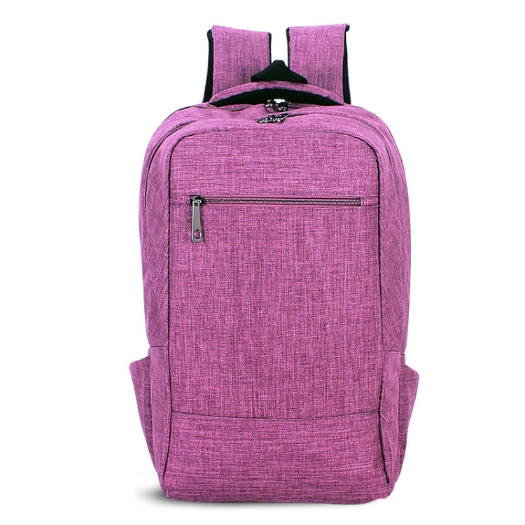 Universal Multi-Function Canvas Cloth Laptop Computer Shoulders Bag Business Backpack Students Bag, Size: 43x28x12cm, For 15.6 inch and Below Macbook, Samsung, Lenovo, Sony, DELL Alienware, CHUWI, ASUS, HP