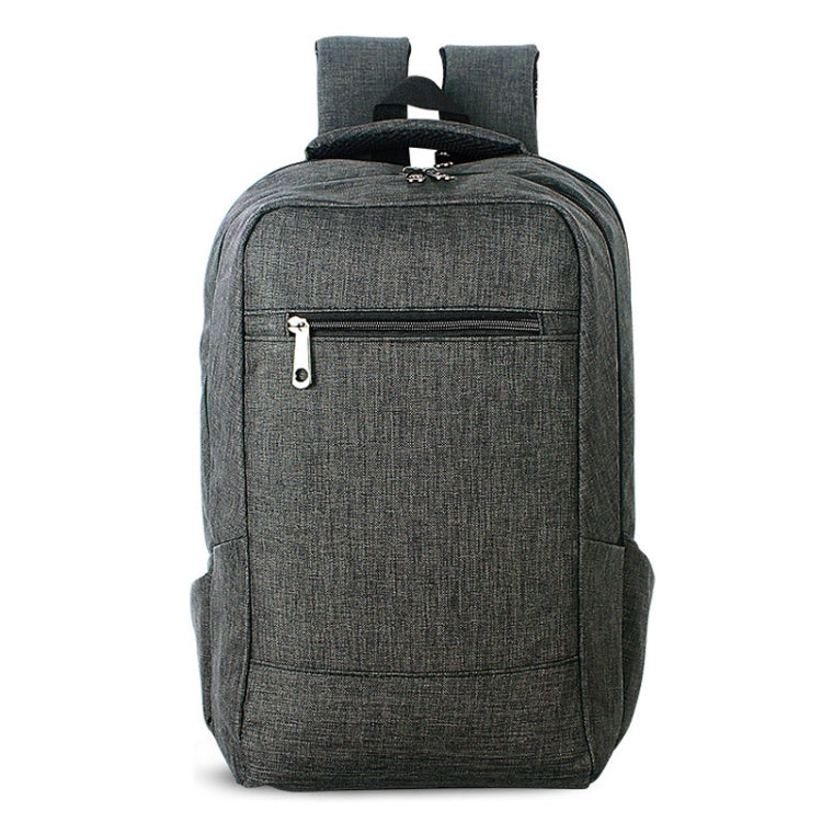 Universal Multi-Function Canvas Cloth Laptop Computer Shoulders Bag Business Backpack Students Bag, Size: 43x28x12cm, For 15.6 inch and Below Macbook, Samsung, Lenovo, Sony, DELL Alienware, CHUWI, ASUS, HP