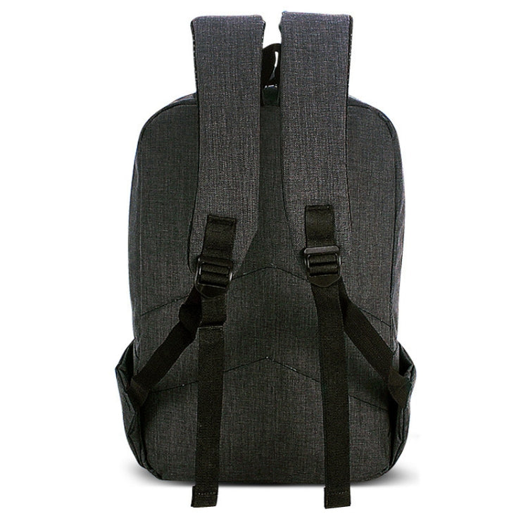 Universal Multi-Function Canvas Cloth Laptop Computer Shoulders Bag Business Backpack Students Bag, Size: 43x28x12cm, For 15.6 inch and Below Macbook, Samsung, Lenovo, Sony, DELL Alienware, CHUWI, ASUS, HP