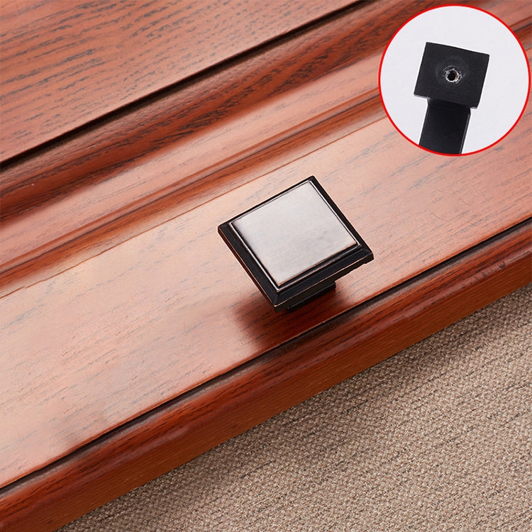 5 PCS 6609 Single Hole Zinc Alloy Cabinet Wardrobe Drawer Door Handle (Blackening Red Bronze)