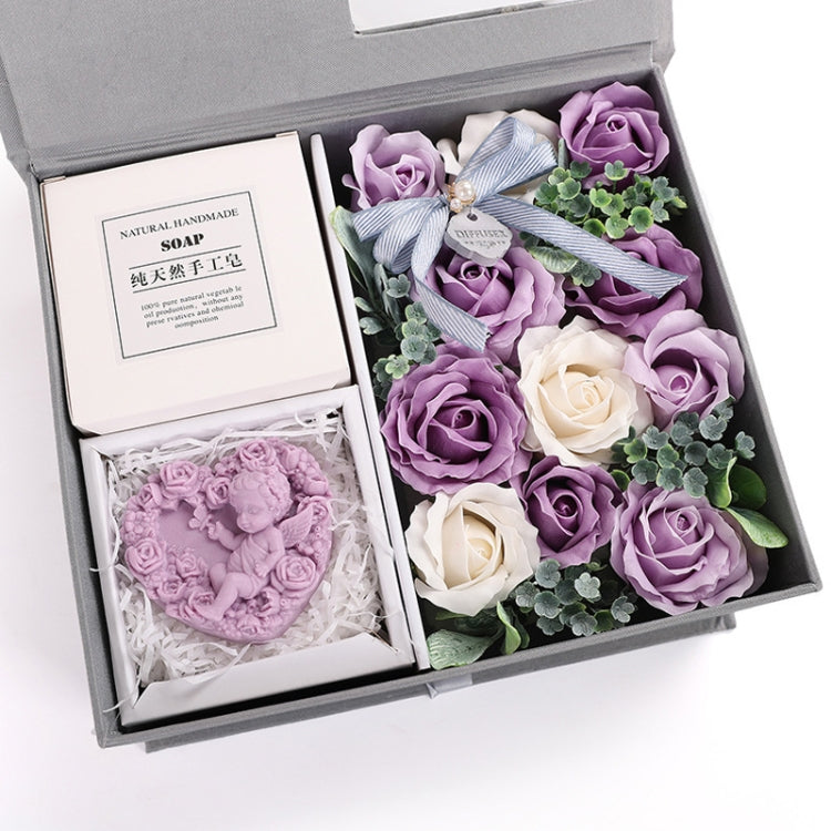 Creative Valentine Day Gift Soap Flower Rose Gift Box Souvenir
