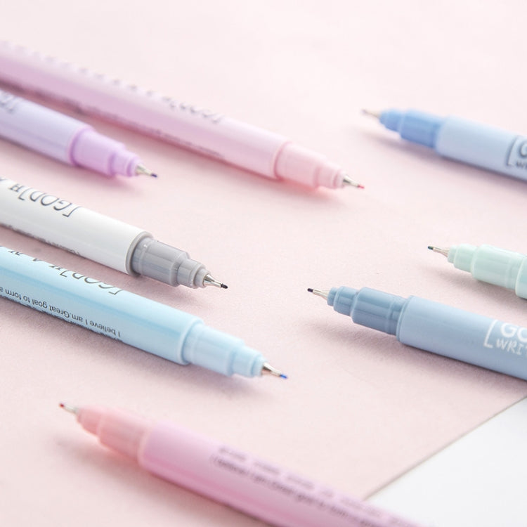 8 in 1 8 Color Signature Pen Set School Stationery Office Supply