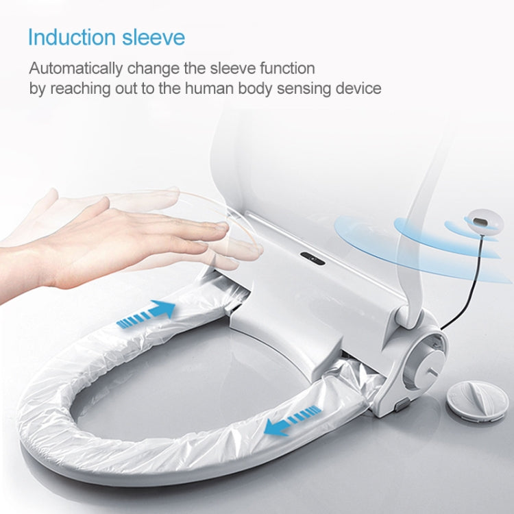 U Shape Plugged In Bathroom Automatic Changing Sleeve Touch Sensing Intelligent Toilet Cover