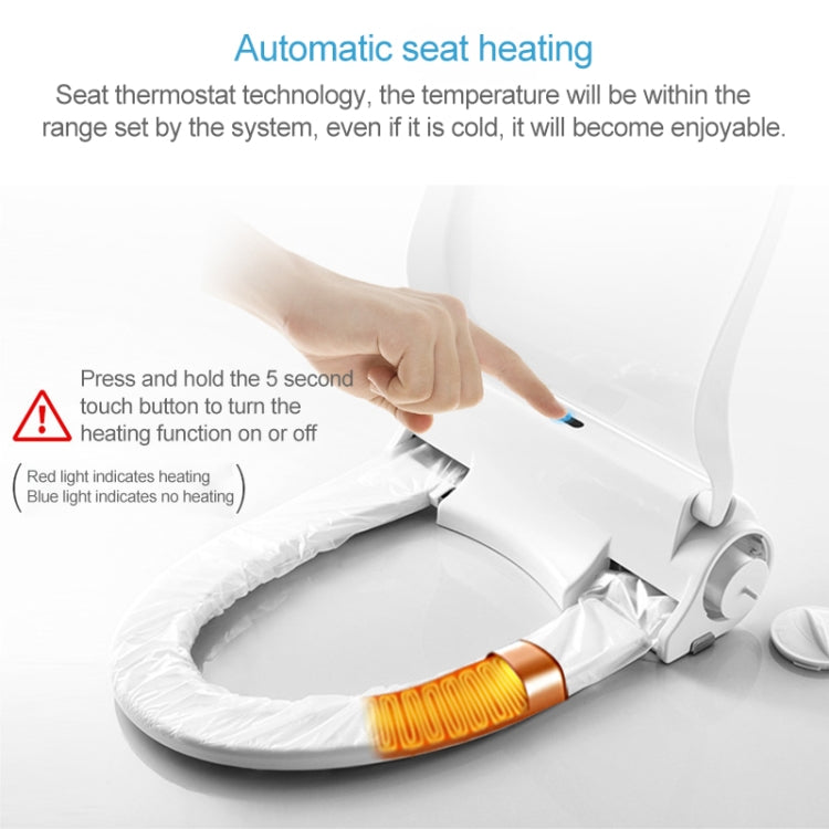 U Shape Plugged In Bathroom Automatic Changing Sleeve Touch Sensing Intelligent Toilet Cover
