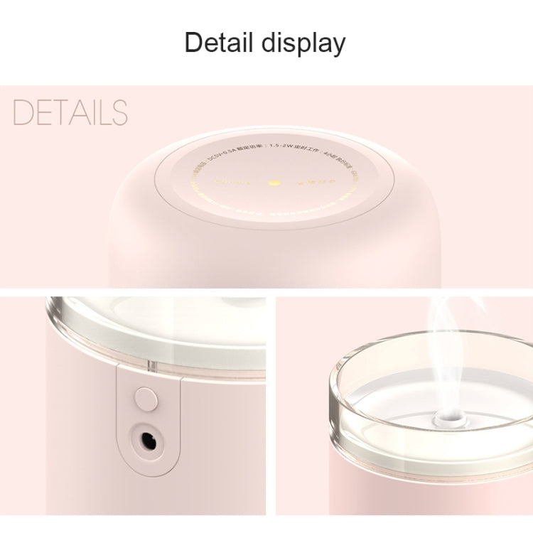 3life-204 1.5W Candle USB Desk Humidifier Diffuser Aroma Mist Nebulizer with LED Night Light for Office, Home Bedroom, Capacity: 220ml, DC 5V