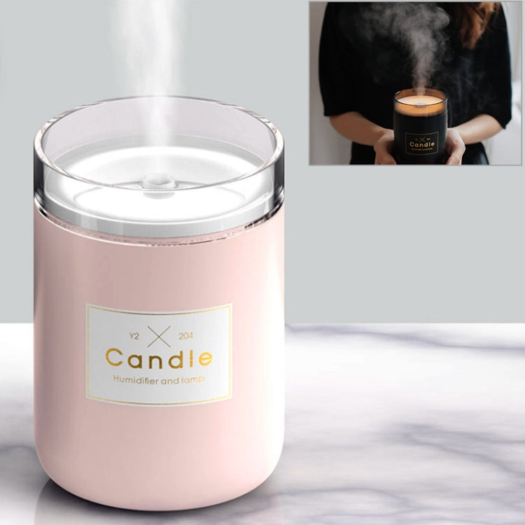 3life-204 1.5W Candle USB Desk Humidifier Diffuser Aroma Mist Nebulizer with LED Night Light for Office, Home Bedroom, Capacity: 220ml, DC 5V