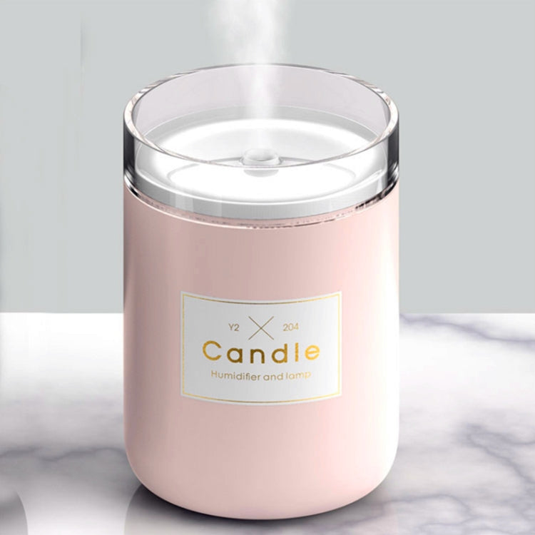3life-204 1.5W Candle USB Desk Humidifier Diffuser Aroma Mist Nebulizer with LED Night Light for Office, Home Bedroom, Capacity: 220ml, DC 5V