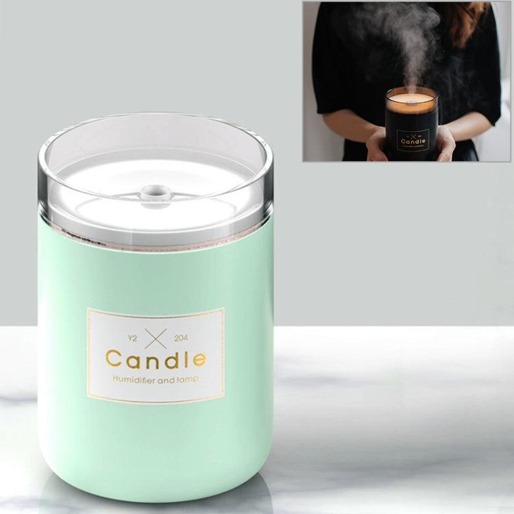 3life-204 1.5W Candle USB Desk Humidifier Diffuser Aroma Mist Nebulizer with LED Night Light for Office, Home Bedroom, Capacity: 220ml, DC 5V