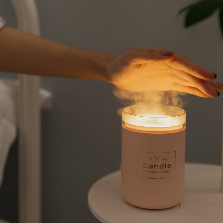3life-204 1.5W Candle USB Desk Humidifier Diffuser Aroma Mist Nebulizer with LED Night Light for Office, Home Bedroom, Capacity: 220ml, DC 5V