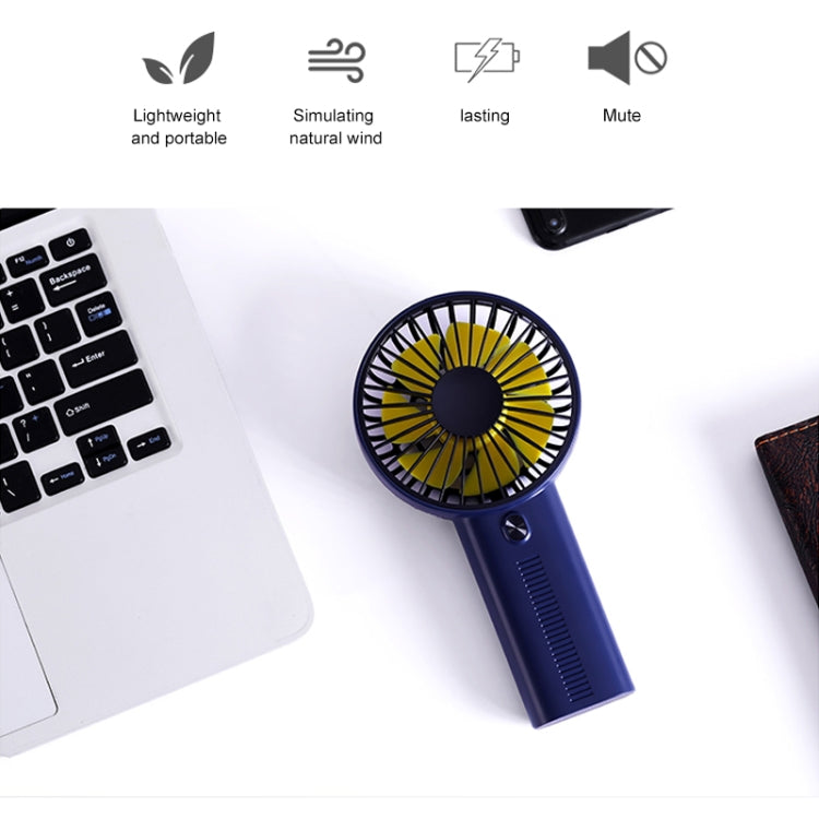 F02 Multi-function Portable Adjustable Mini USB Charging Phone Holder Handheld Small Fan with 3 Speed Control