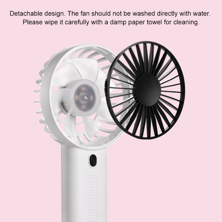 F02 Multi-function Portable Adjustable Mini USB Charging Phone Holder Handheld Small Fan with 3 Speed Control