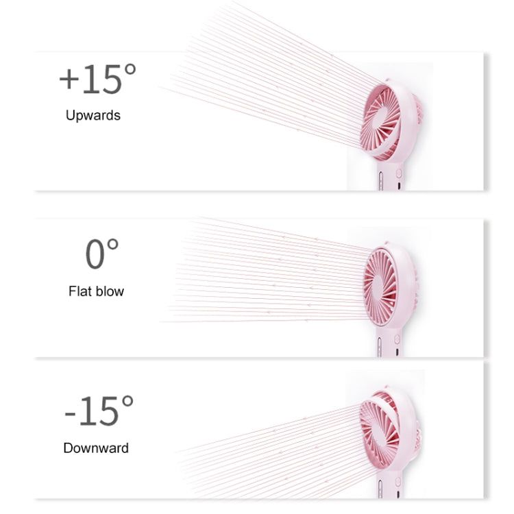 F20 Portable Adjustable Mini USB Charging Handheld Small Fan with 3 Speed Control