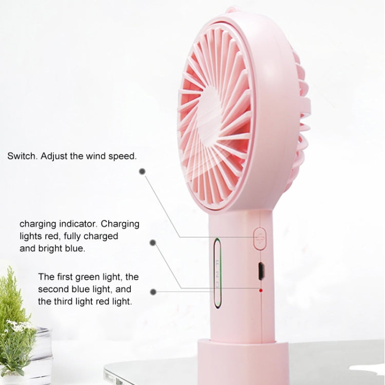 F20 Portable Adjustable Mini USB Charging Handheld Small Fan with 3 Speed Control