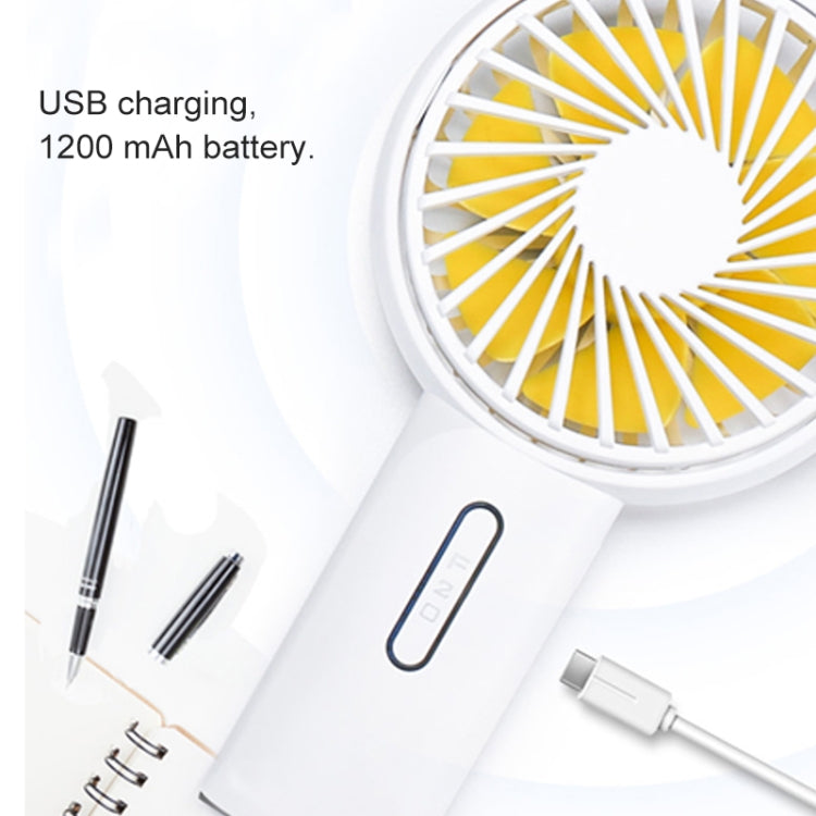 F20 Portable Adjustable Mini USB Charging Handheld Small Fan with 3 Speed Control