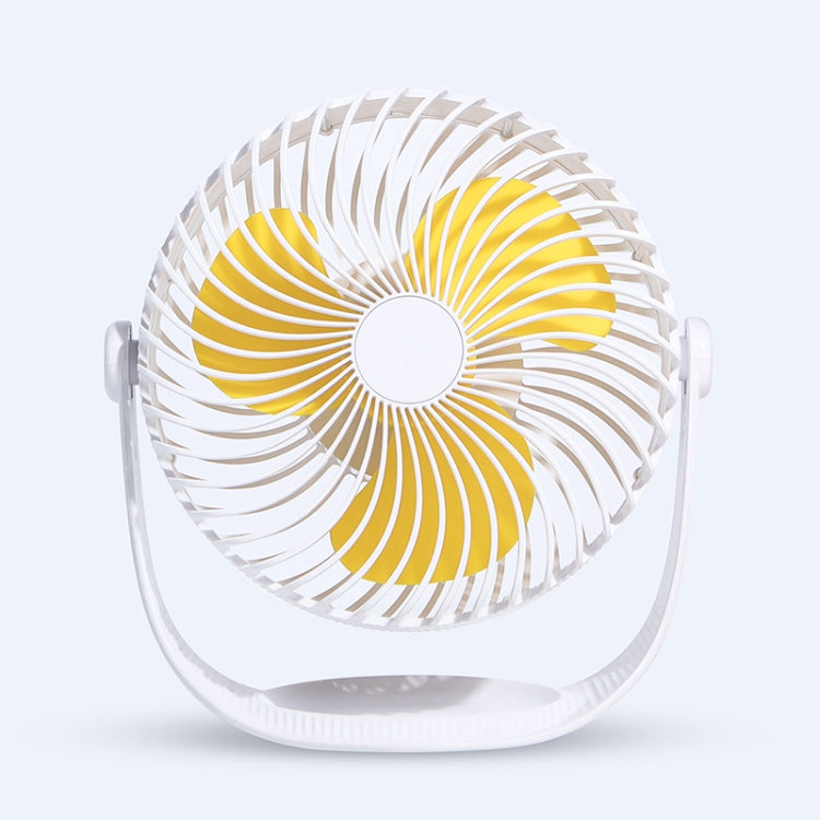 F12 Portable Rotatable USB Charging Stripe Desktop Fan with 3 Speed Control