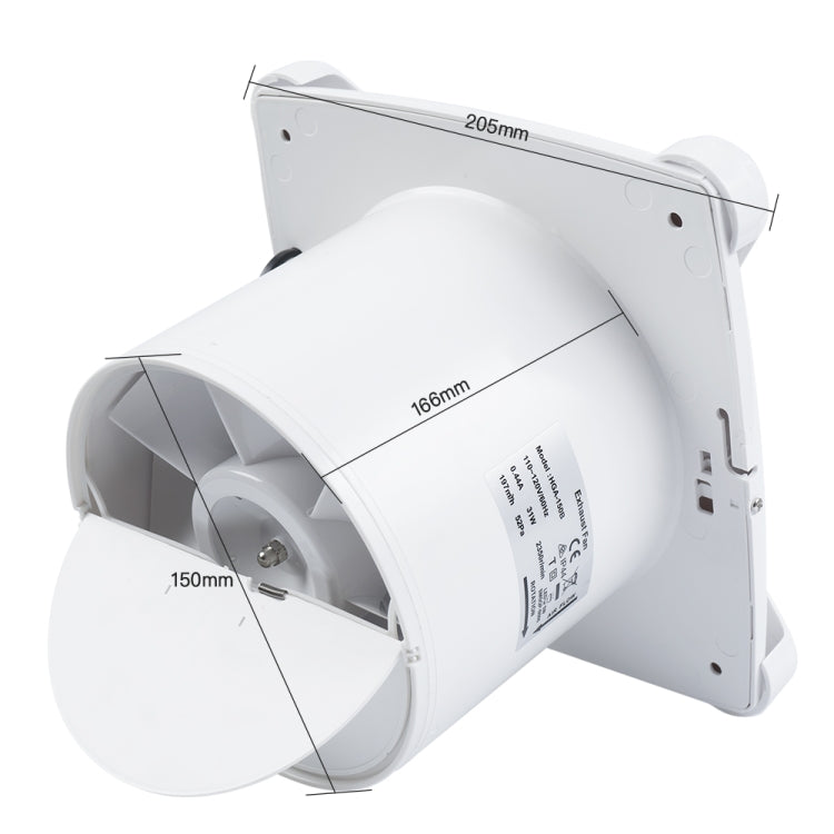 HGA-150B Kitchen Toilet Wall Hanging Mute Exhaust Fan