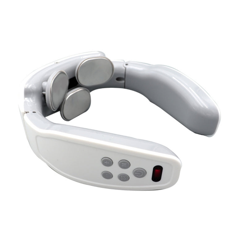Rechargeable Household Electric Pulse Shock Neck Massager Heating Intelligent Body Massager