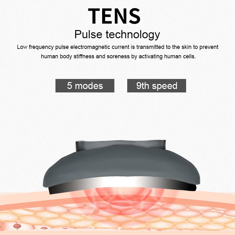 Rechargeable Household Electric Pulse Shock Neck Massager Heating Intelligent Body Massager