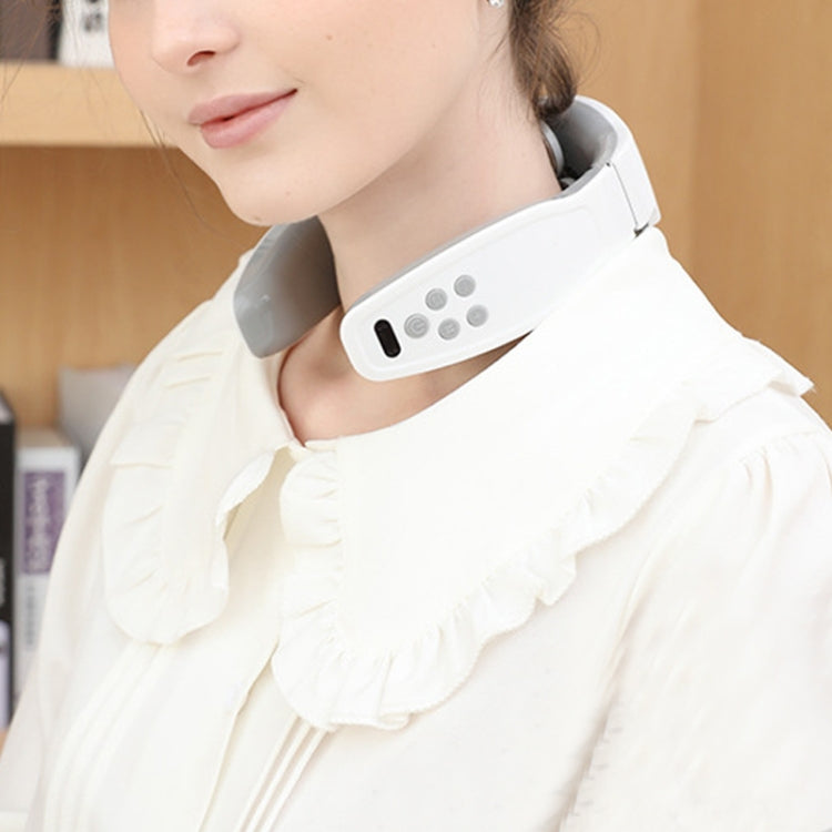 Rechargeable Household Electric Pulse Shock Neck Massager Heating Intelligent Body Massager