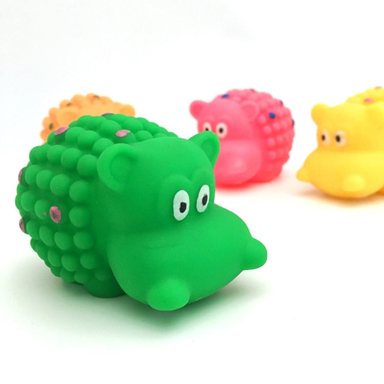 Hippo Shaped Sound Toys Pet Dog Chew Toys for Pet Teeth, Random Color Delivery, Size: 8.0 x 6.0 x 6.0cm