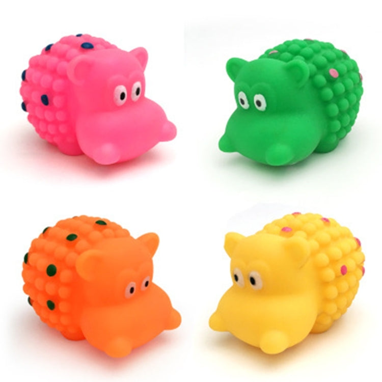 Hippo Shaped Sound Toys Pet Dog Chew Toys for Pet Teeth, Random Color Delivery, Size: 8.0 x 6.0 x 6.0cm