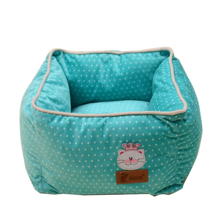 Fully Washable Square Soft Pet House Nest, Outside Size: 43.0 x 43.0cm, Inside Size: 33.0 x 33.0cm