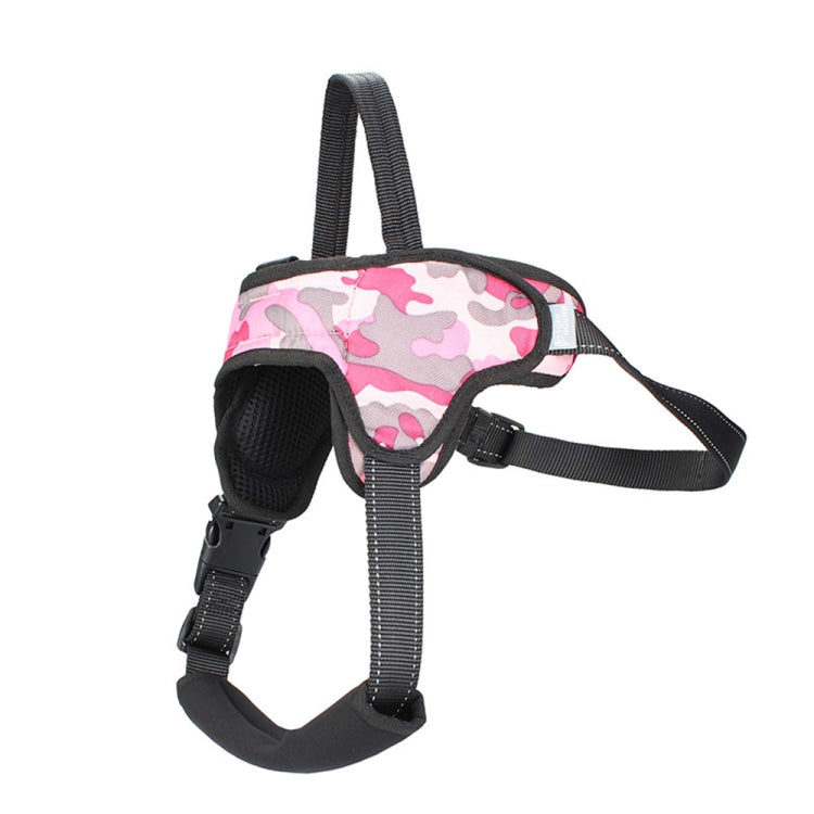 Tuffhound 1602 Adjustable Dog Harness Lead Leash Collar Belt,Size:M, 3.0x(46-55)+(58-70)cm(Pink)