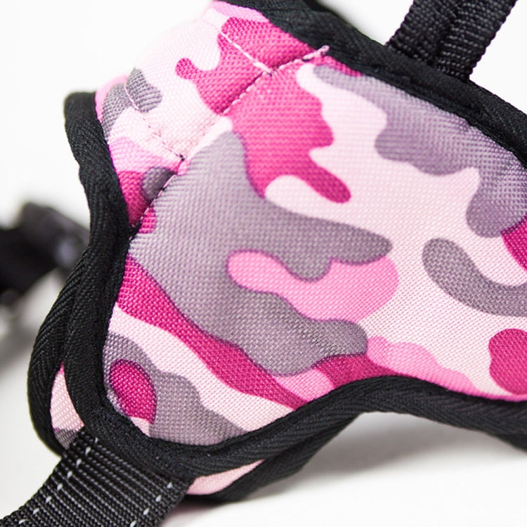 Tuffhound 1602 Adjustable Dog Harness Lead Leash Collar Belt,Size:M, 3.0x(46-55)+(58-70)cm(Pink)