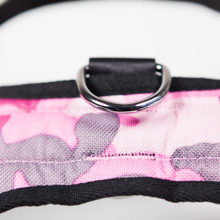Tuffhound 1602 Adjustable Dog Harness Lead Leash Collar Belt,Size:M, 3.0x(46-55)+(58-70)cm(Pink)