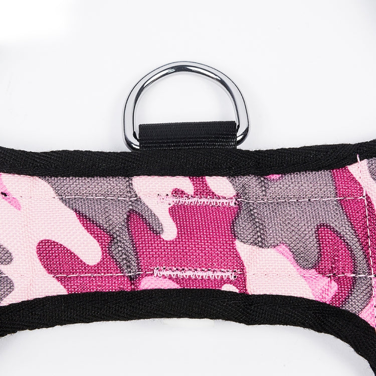 Tuffhound 1602 Adjustable Dog Harness Lead Leash Collar Belt,Size:M, 3.0x(46-55)+(58-70)cm(Pink)
