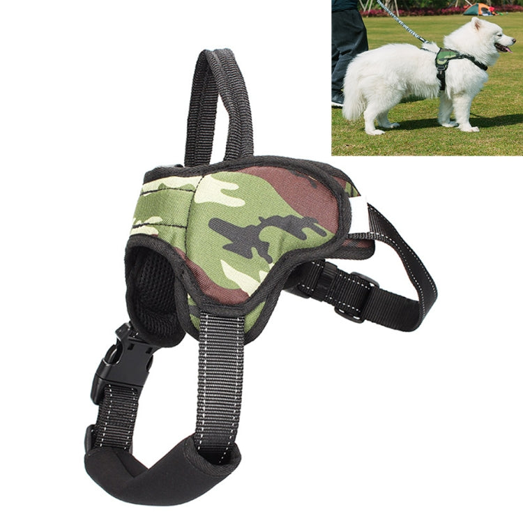 Tuffhound 1602 Adjustable Dog Harness Lead Leash Collar Belt,Size:L, 3.0x(52-66)+(70-85)cm(Green)