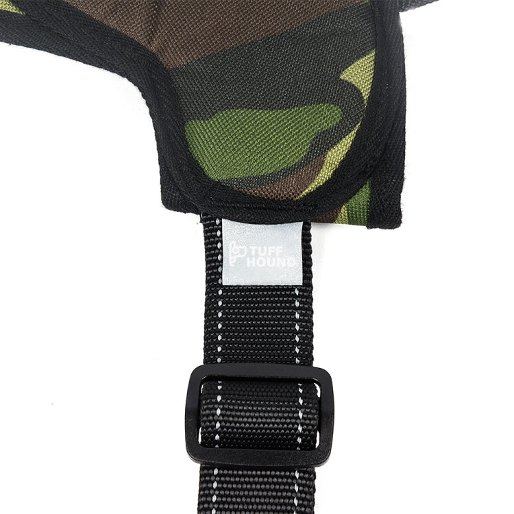 Tuffhound 1602 Adjustable Dog Harness Lead Leash Collar Belt,Size:L, 3.0x(52-66)+(70-85)cm(Green)
