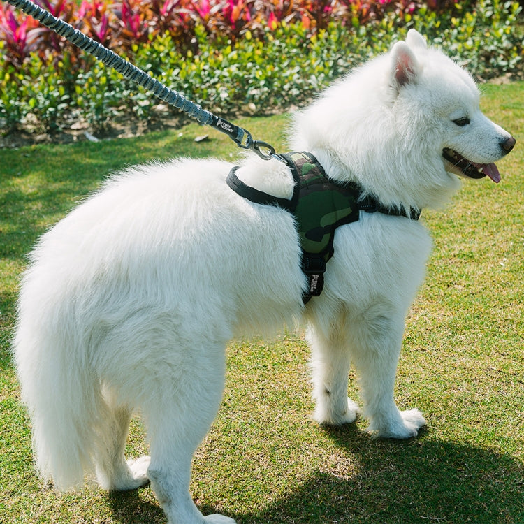 Tuffhound 1602 Adjustable Dog Harness Lead Leash Collar Belt,Size:L, 3.0x(52-66)+(70-85)cm(Green)